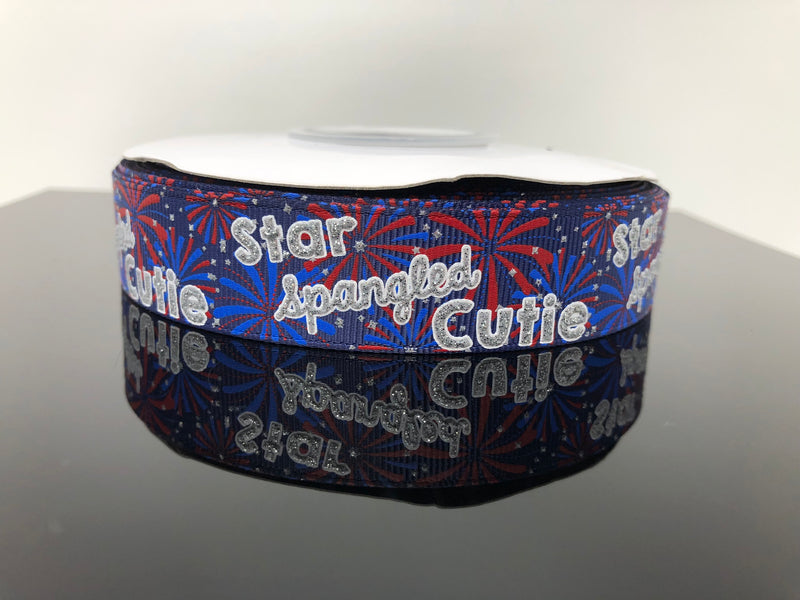 7/8” Star Spangled Cutie USDR Ribbon