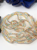 3" Metallic Edged Ruffle Flower