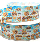 1.5" Sloth Nerd Ribbon