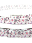 3/8” Watercolor School Supplies Ribbon