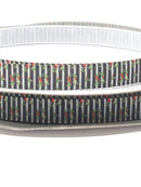 3/8” Strawberry Stripes Ribbon