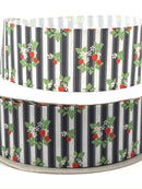 1.5" Strawberry Stripes Ribbon