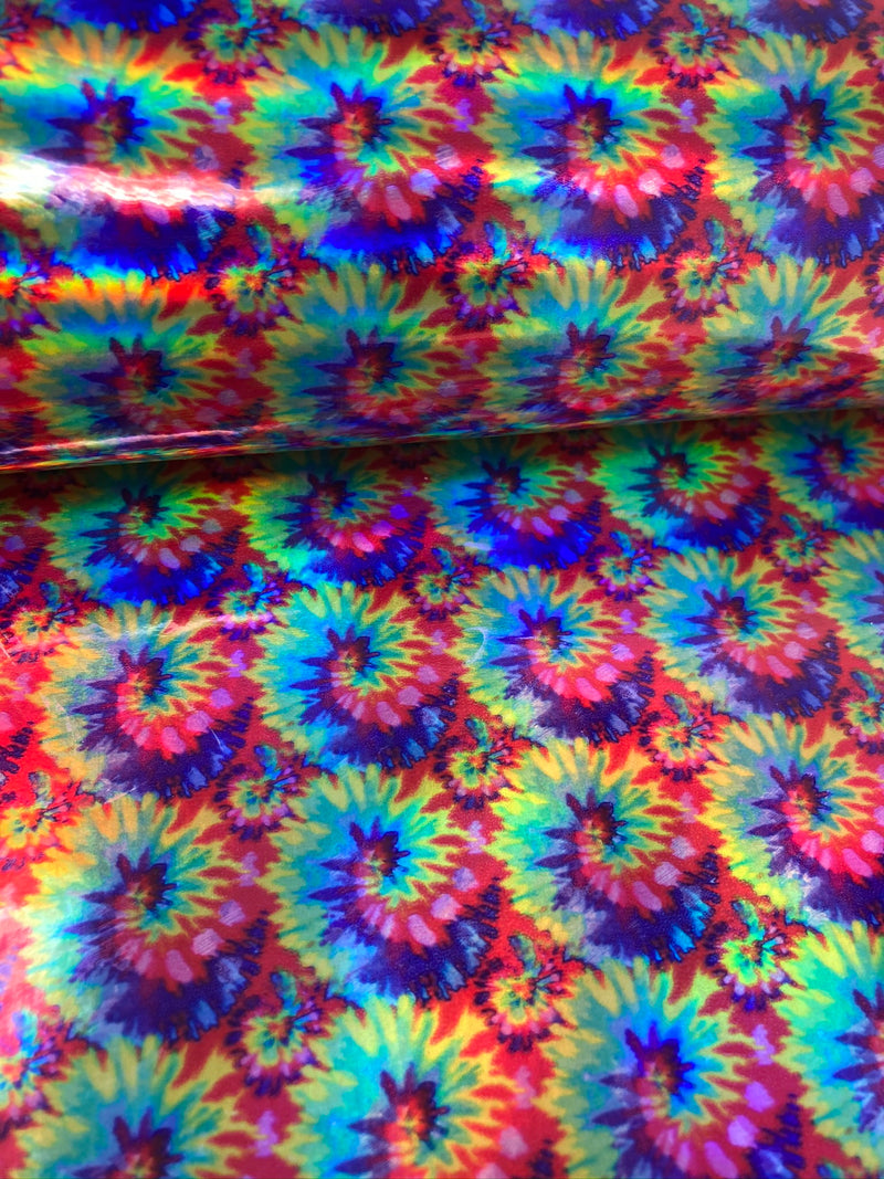 Rainbow Tie-Dye Laser Sheet