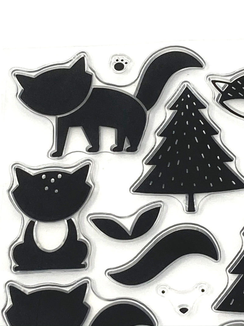 Woodland Animals Cling Stamps