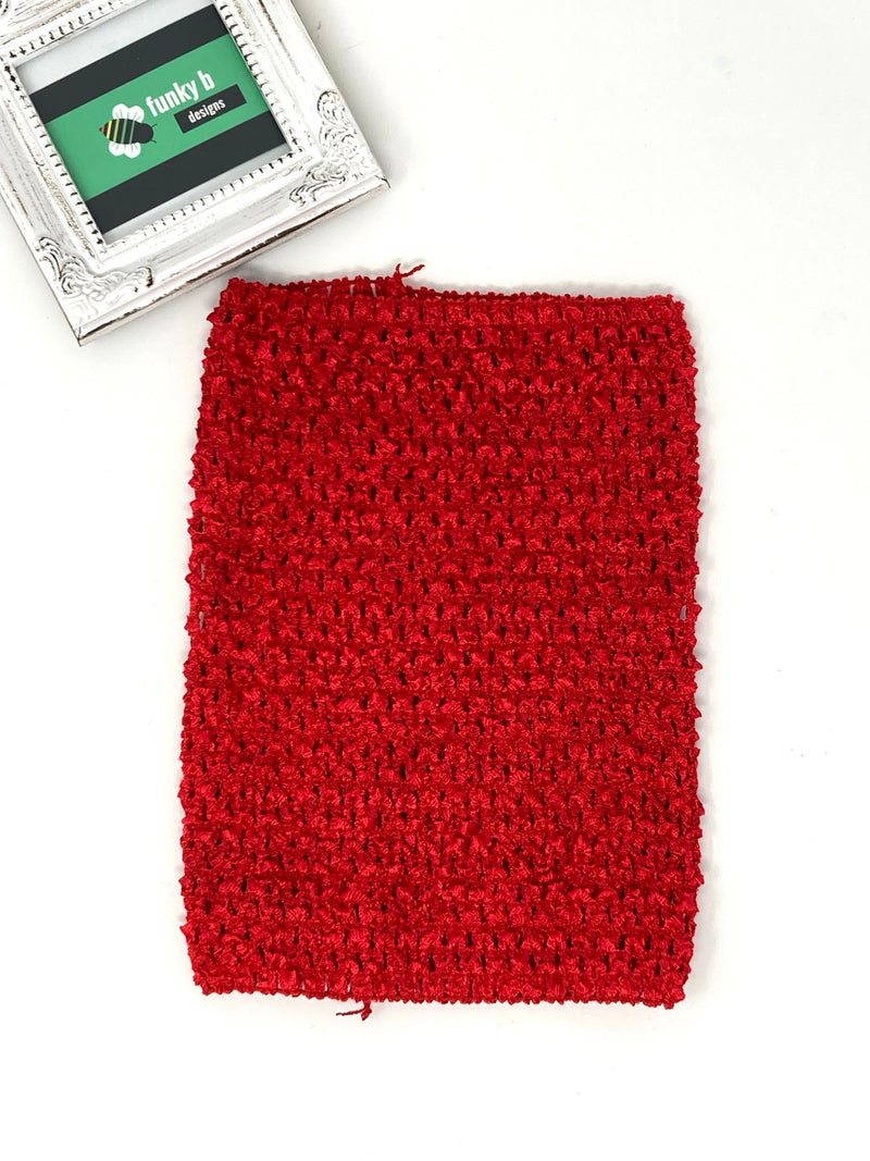 9" Unlined Crochet Tutu Top