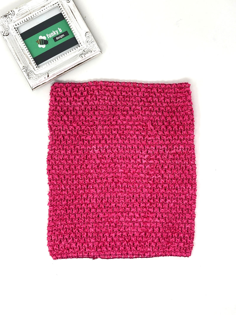 10" Unlined Crochet Tutu Top