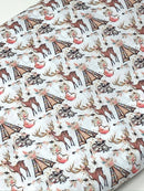 White Fox Poly/Cotton Blend Fabric - Half Yard