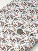 White Fox Poly/Cotton Blend Fabric - Half Yard