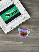 Spooky Booty Dark Skin Acrylic Charm