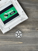 Solid Color Pentacle Resin Charm