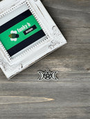 Solid Glitter Pentacle Moons Resin Charm