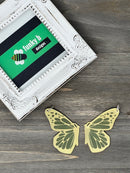 Gold Mirrored Butterfly Acrylic Pendant