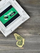 Gold Mirrored Butterfly Acrylic Pendant