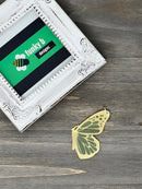 Gold Mirrored Butterfly Acrylic Pendant