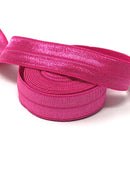 Solid Fuscia Fold Over Elastic