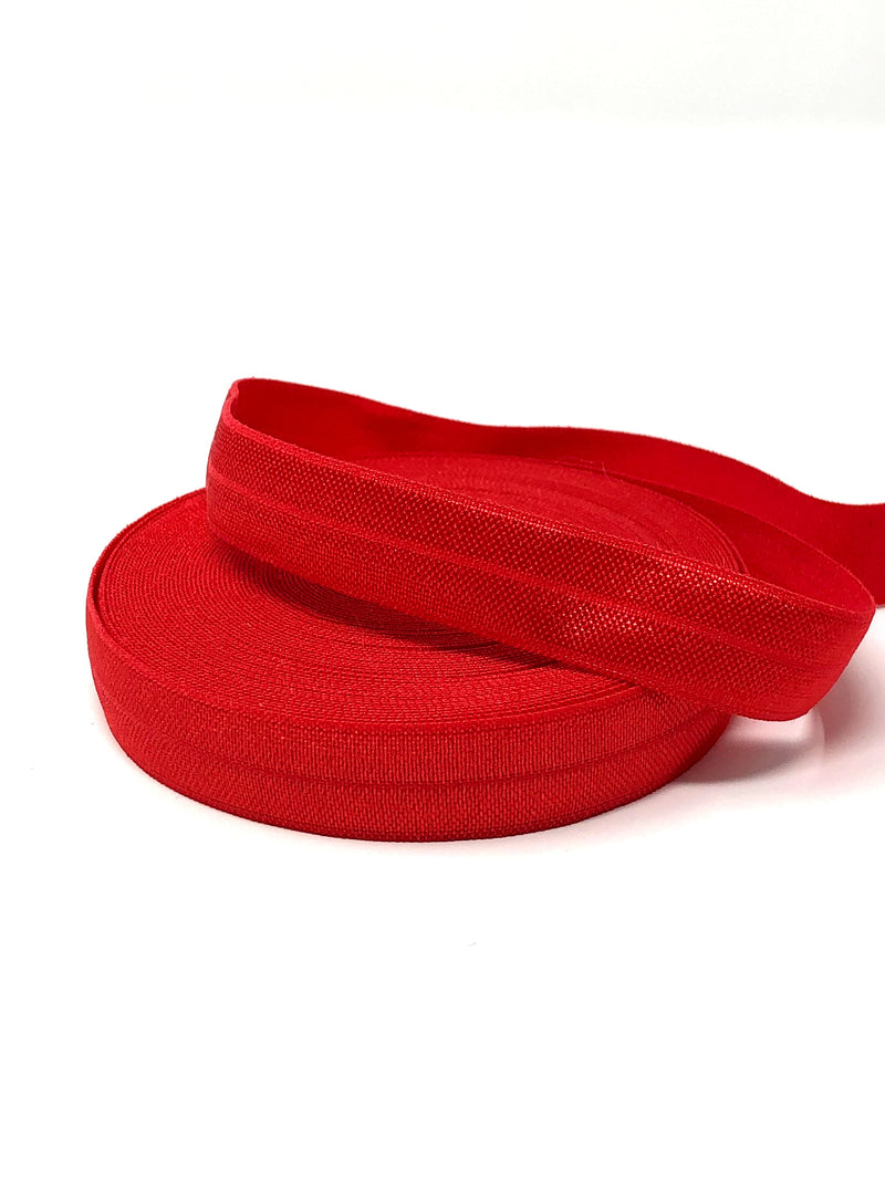 Solid Red Fold Over Elastic