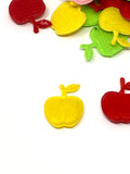Small Furry Apple Applique (pack of 10)