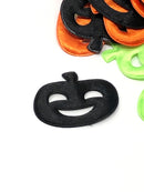 Satin Jack-o-Lantern Applique - Pack of 5