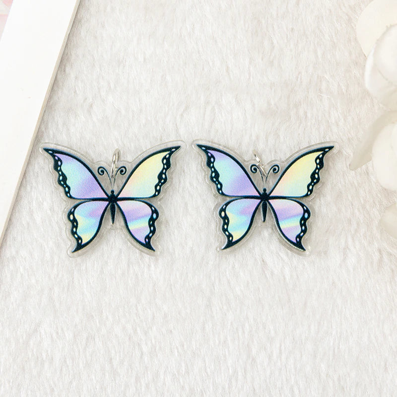 Pastel Butterfly Acrylic Charm