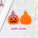 Jack o Lantern Wizard Acrylic Charm