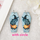 Autumn Owl Coffin Acrylic Charm