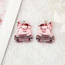 Rosie Pig Acrylic Charm