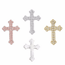 Small Rhinestone Cross Flatback