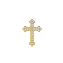Small Rhinestone Cross Flatback