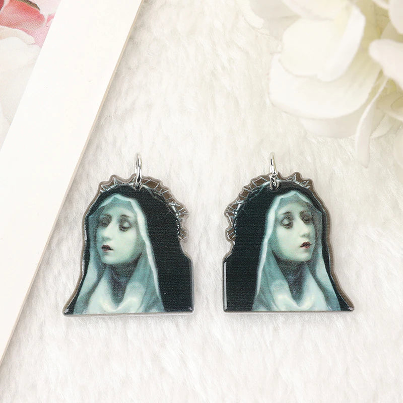 Mother Mary Acrylic Charm