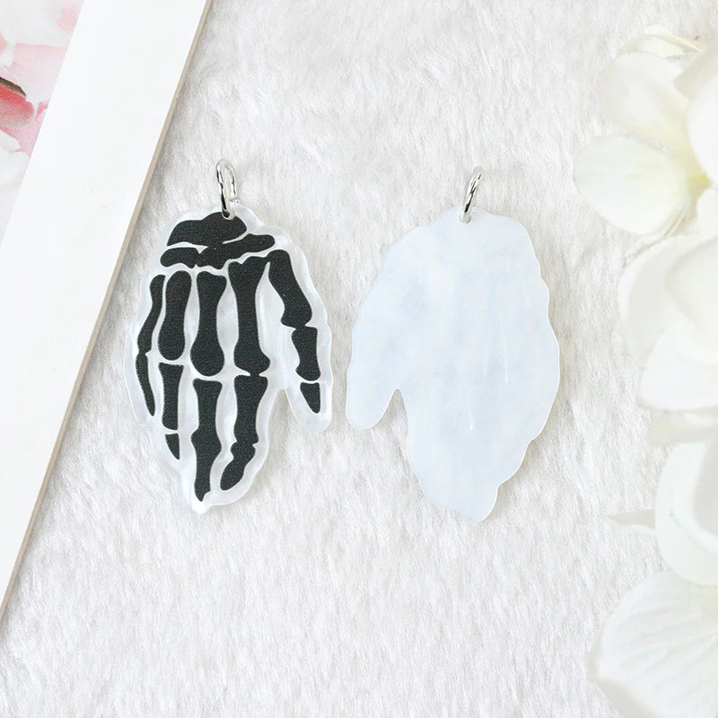 Skeleton Hand Acrylic Charm