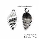 Silver Seashell Charm