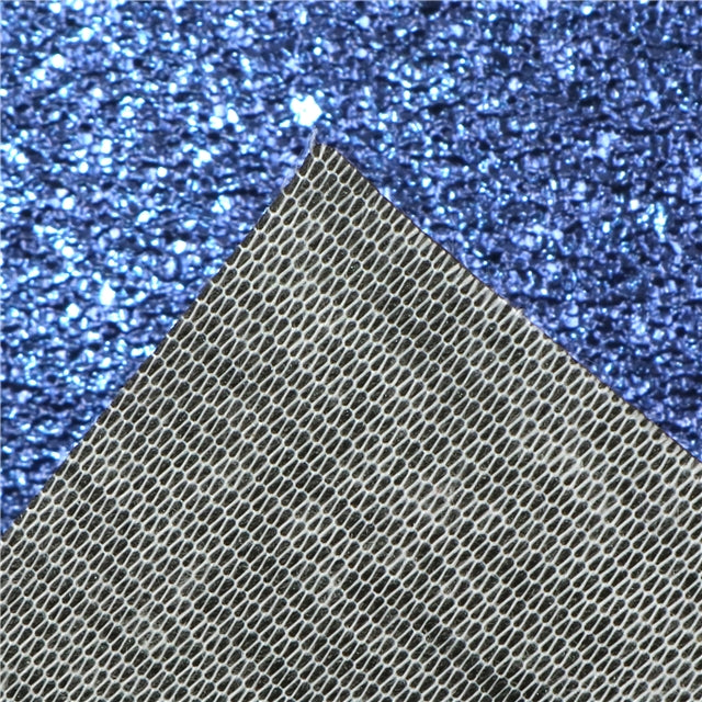 Blue Metallic Chunky Glitter Sheet
