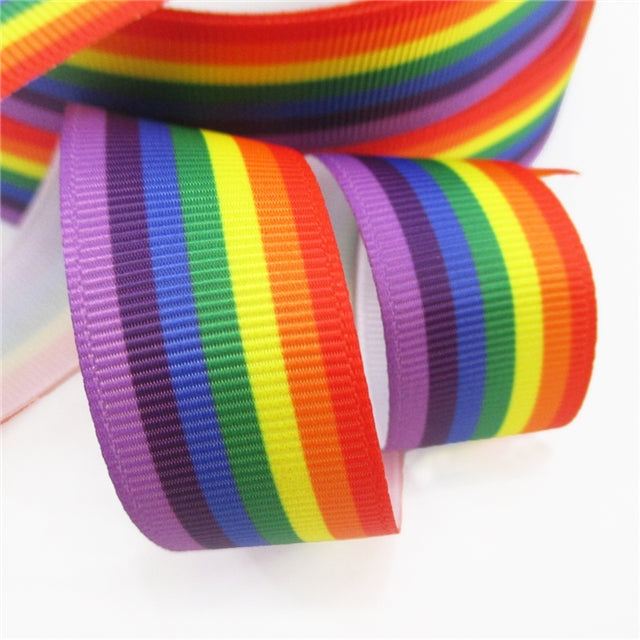 7/8" Rainbow Ribbon