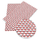 Patriotic Bunting Faux Leather Sheet