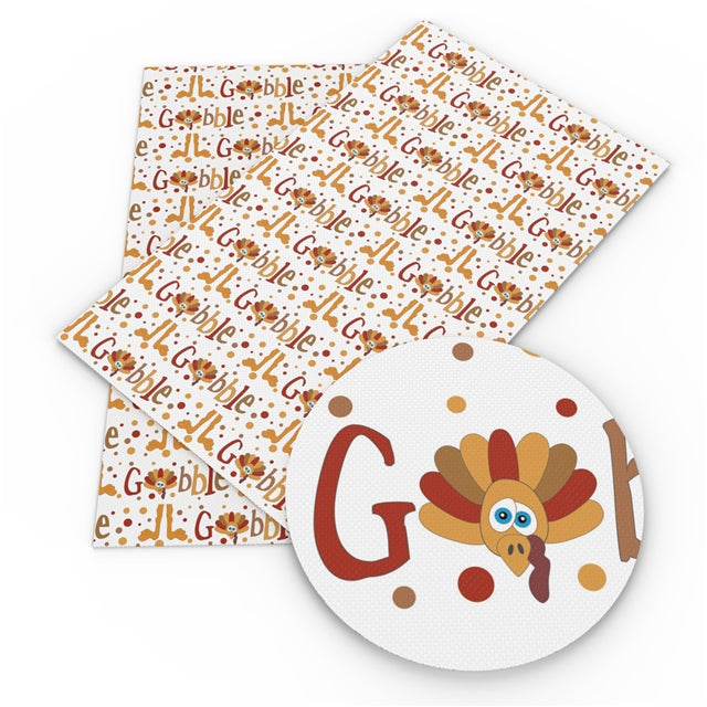 Gobble Faux Leather Sheet