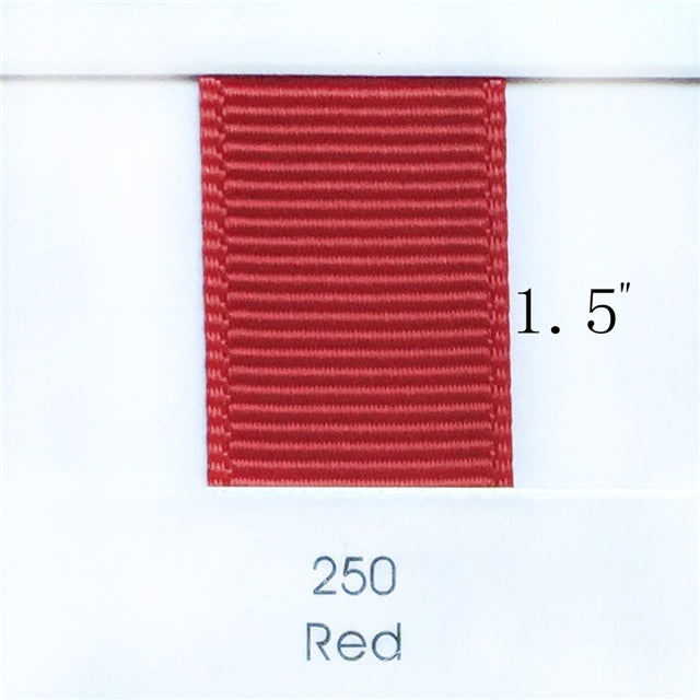 1.5" Solid Red Ribbon