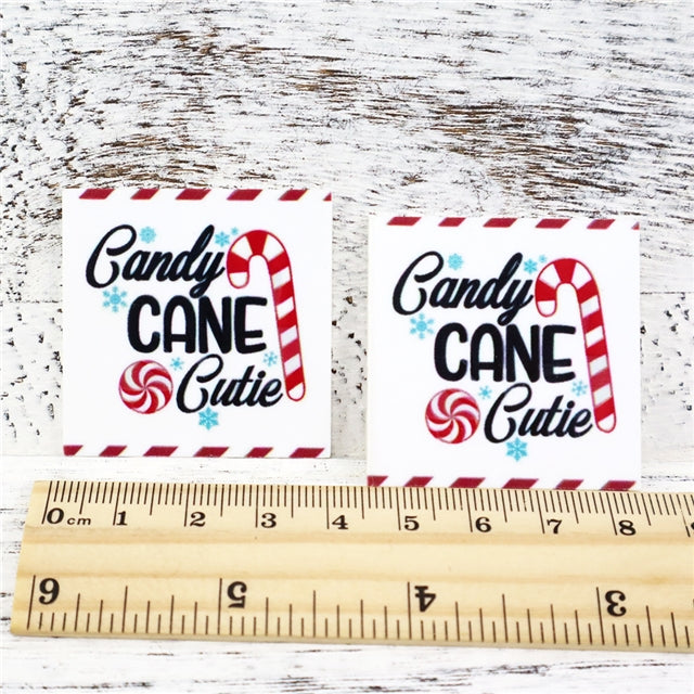 Candy Cane Cutie Planar Resin - Pack of 5