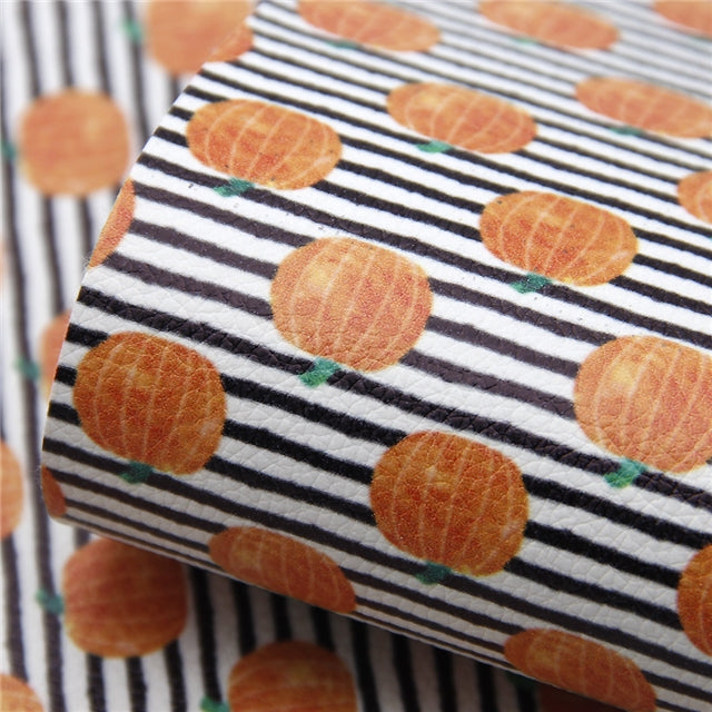 Pumpkin Stripes Litchi Sheet