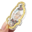 Snowman Pearl Shaker Resin