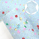 Blue Animal Chunky Glitter Sheet