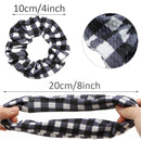 White Buffalo Plaid Bullet Liverpool Scrunchie