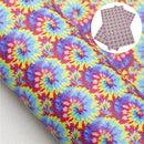 Rainbow Tie-Dye Litchi Sheet