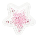 Pink Gem Star PVC Shaker Applique