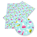 Beakers Faux Leather Sheet