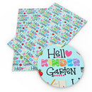 Hello Kindergarten Faux Leather Sheet