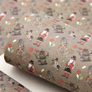 Steampunk Santa Faux Leather Sheet