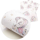 Sleeping Unicorn Mom and Baby Faux Leather Sheet