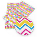 Beauty Chevron Faux Leather Sheet