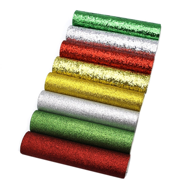Christmas Glitter Sheet Pack (8 sheets)