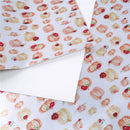 Watercolor Floral Pumpkins Pearlized Metallic Sheet